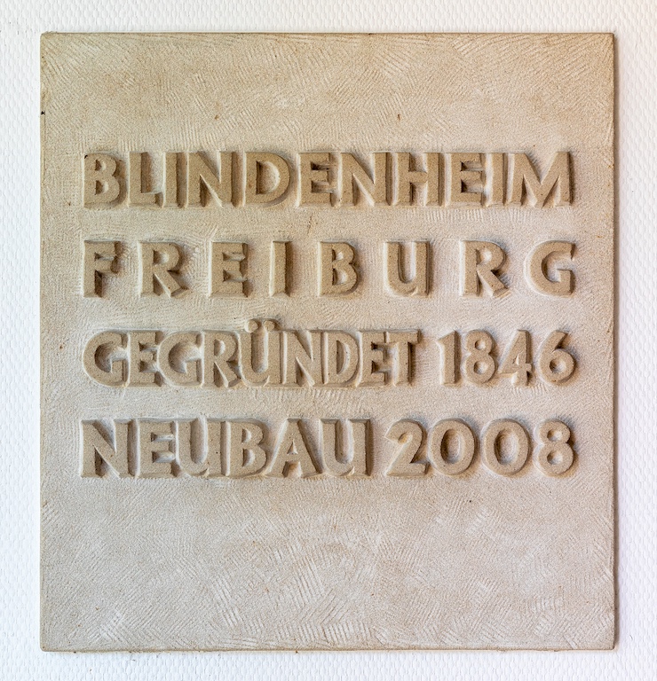 Blindenheim Freiburg Gedenktafel